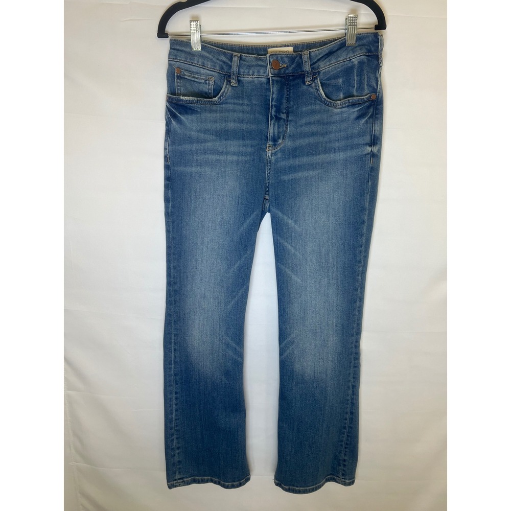 Pilcro and the Letterpress The Yaya High Rise Straight Leg Jeans Blue Size 28